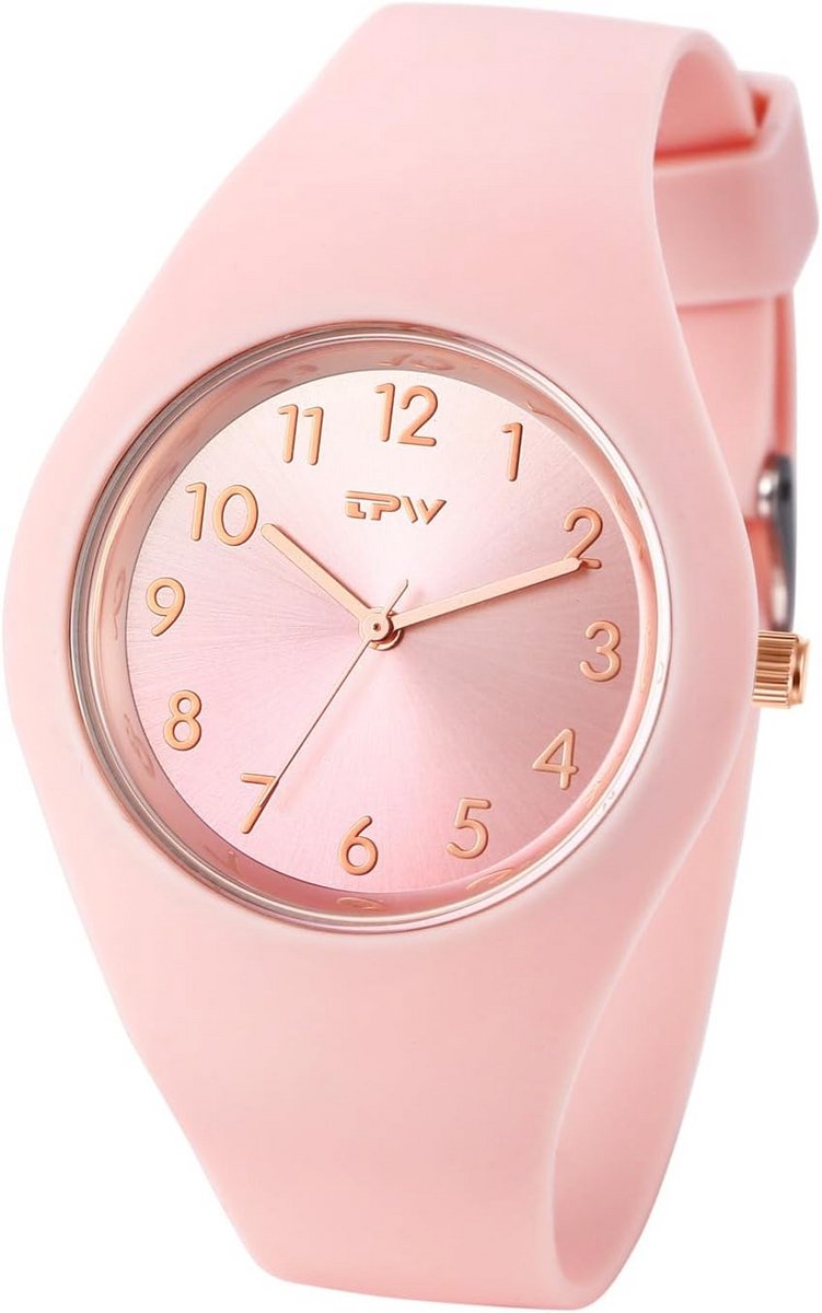 Waterdicht Siliconen Horloge met Comfortabele Band en Arabische Cijfers