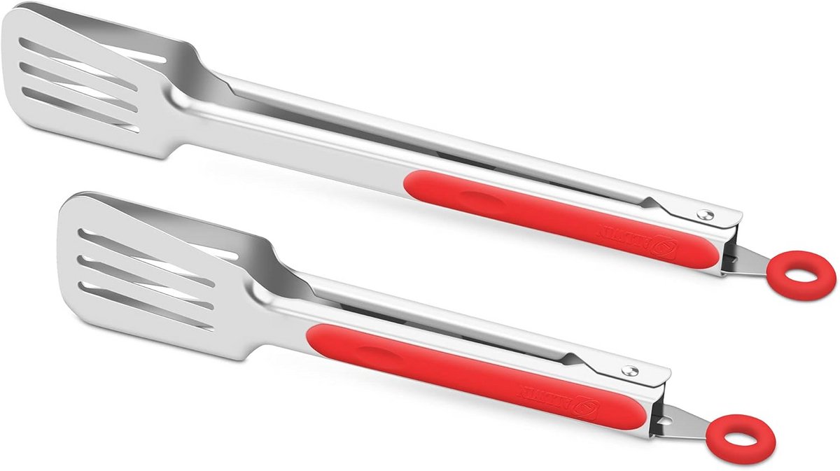 Stevige RVS BBQ Tangen Set - Keukentang voor Grillen en Koken - 2 Delig