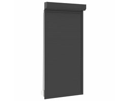 vidaXL - Rolluik - Antraciet - 100 - x - 210 - cm - Aluminium - en - polyurethaan