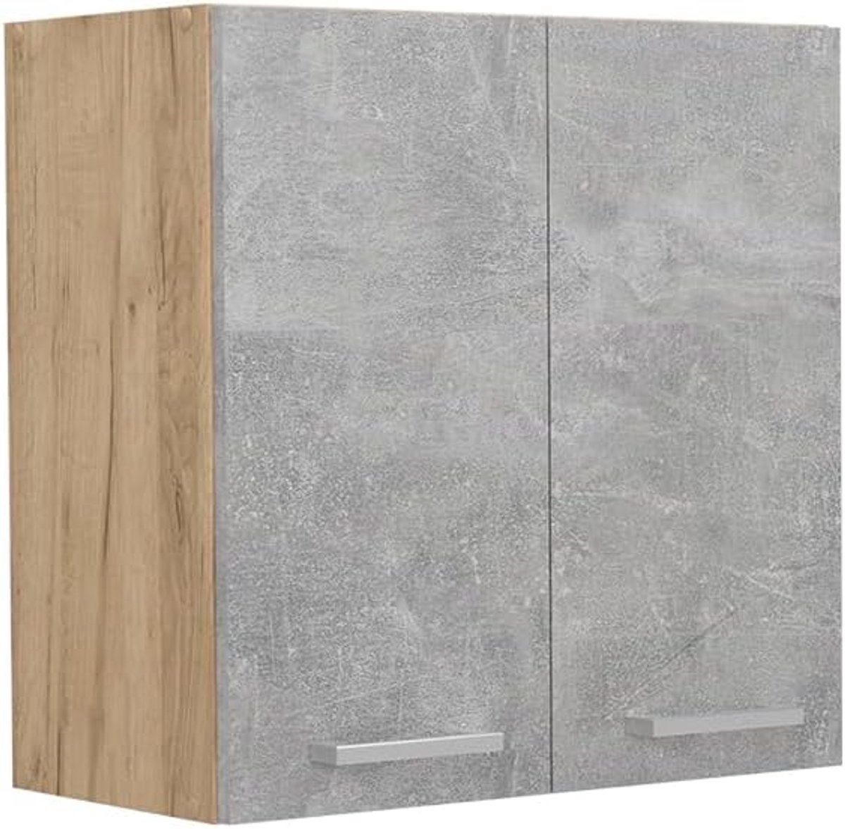 Hangkast Keuken Betonlook 60 cm Breed - Modern Wandmeubel