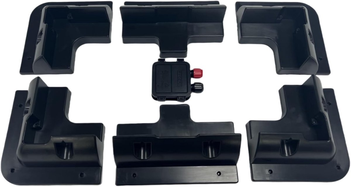 7 Stuks Montagebeugels Zonnepaneel - ABS Ondersteuning voor Caravan, Camper, Garage en Schuur