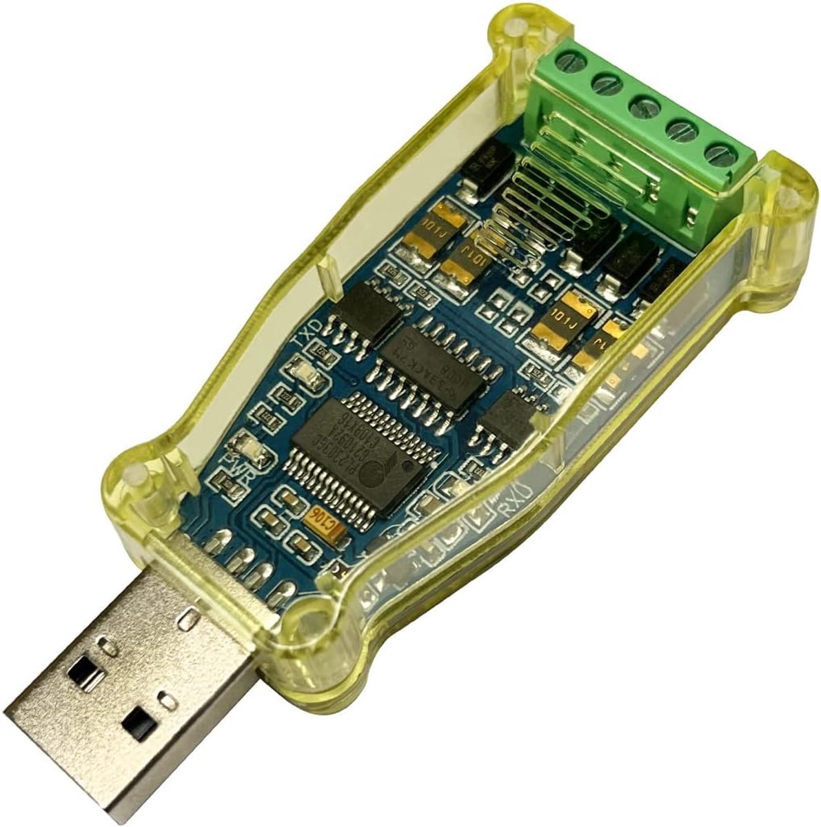USB naar RS485 Adapter - RS422 Converter - Industriële Automatisering - PL2303GC Chip - 7.29 x 3.51 cm