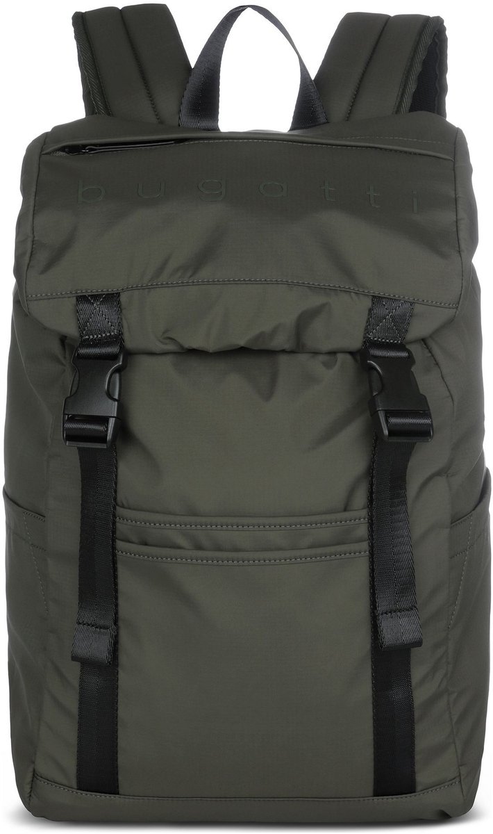 bugatti laptop rugzak rugzak met laptopvak Legere Backpack Olive olijfgroen