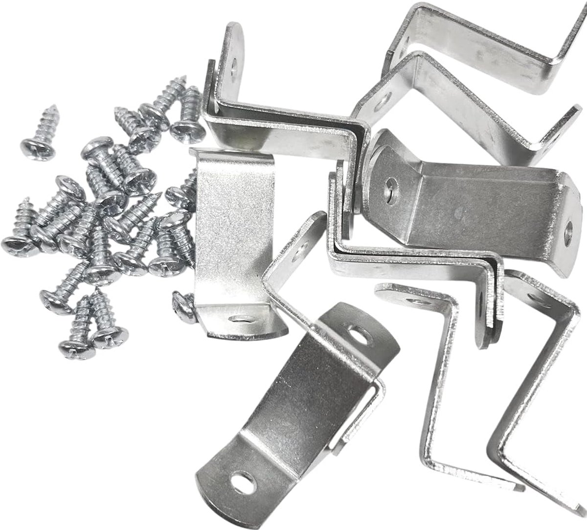 Canvas Ophangclips - Montage Clips - Fotolijsten Maken - Verstelbare Dikte - 1 Inch - Zilver