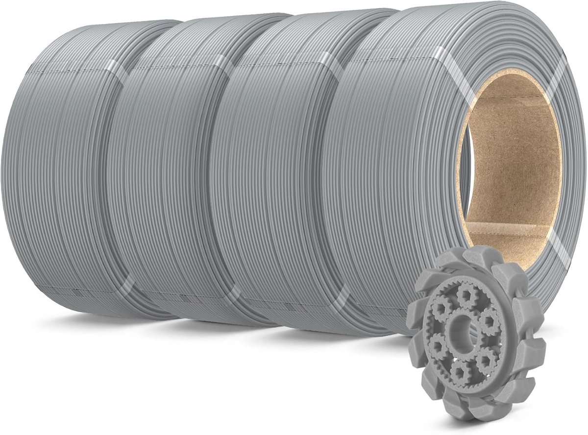 Sterk PLA+ 2.0 Refill Filament Pakket 2kg Grijs voor 3D Printers