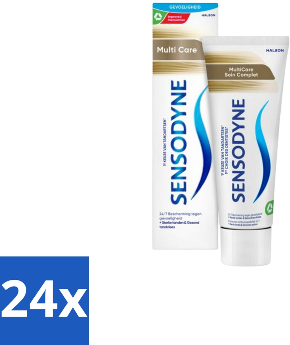 Sensodyne Tandpasta MultiCare 75 ml - Voordeelverpakking - 24 stuks