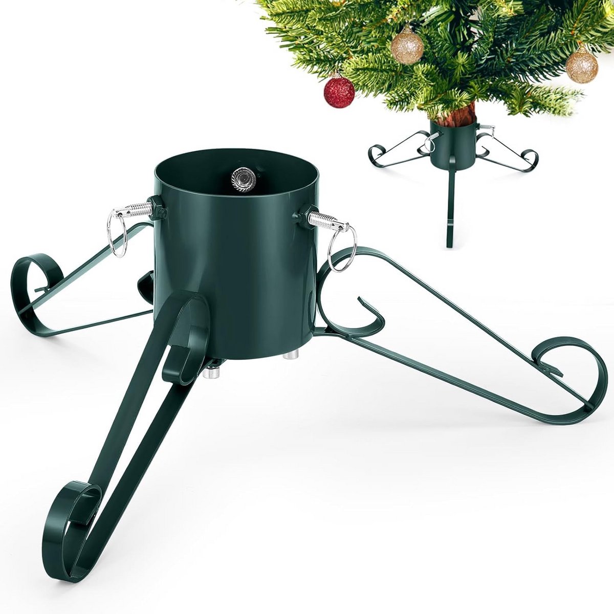 Zware Metalen Kerstboomstandaard Opvouwbaar voor Kunstbomen 120-250 cm