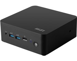 msi cubi nuc 1m284eu intel core 7 150u 16 gb ddr5sdram 1 tb ssd windows 11 pro mini pc zwart