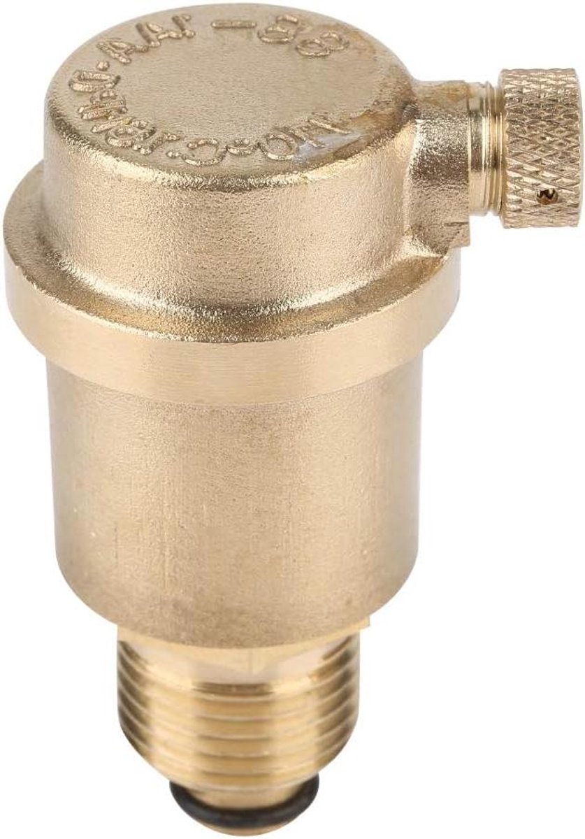 Automatische Ontluchtingsklep voor Zonneboiler - Messing, Drukontlasting, Luchtontluchter