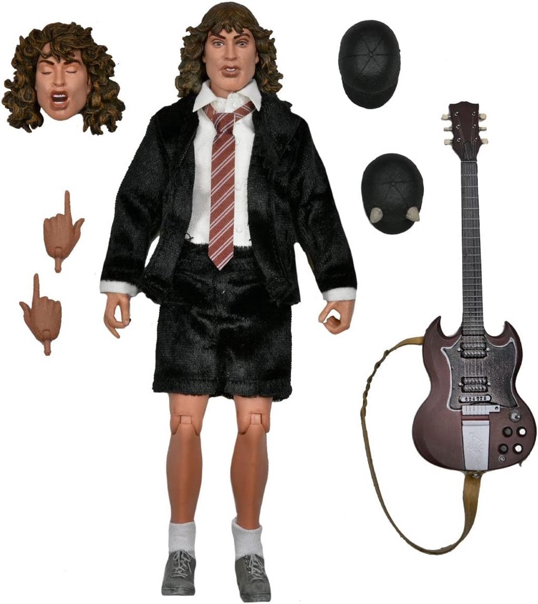 Actiefiguur Angus Young Highway to Hell Rockmuzikant - Verzamelobject 20 cm