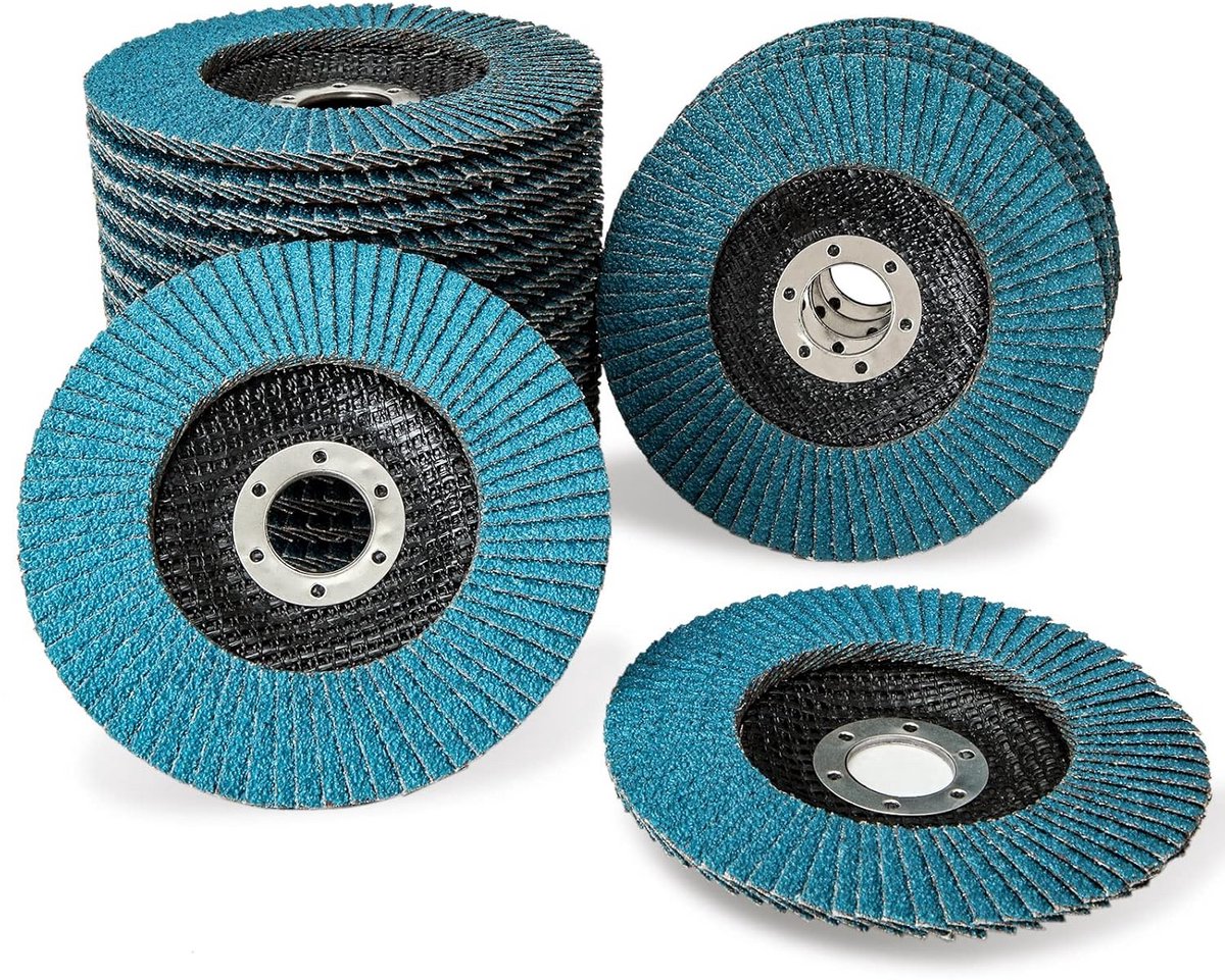 Set van 20 Diameters 125mm Slijpschijven Korrel 40 voor Metaalbewerking en Afwerking