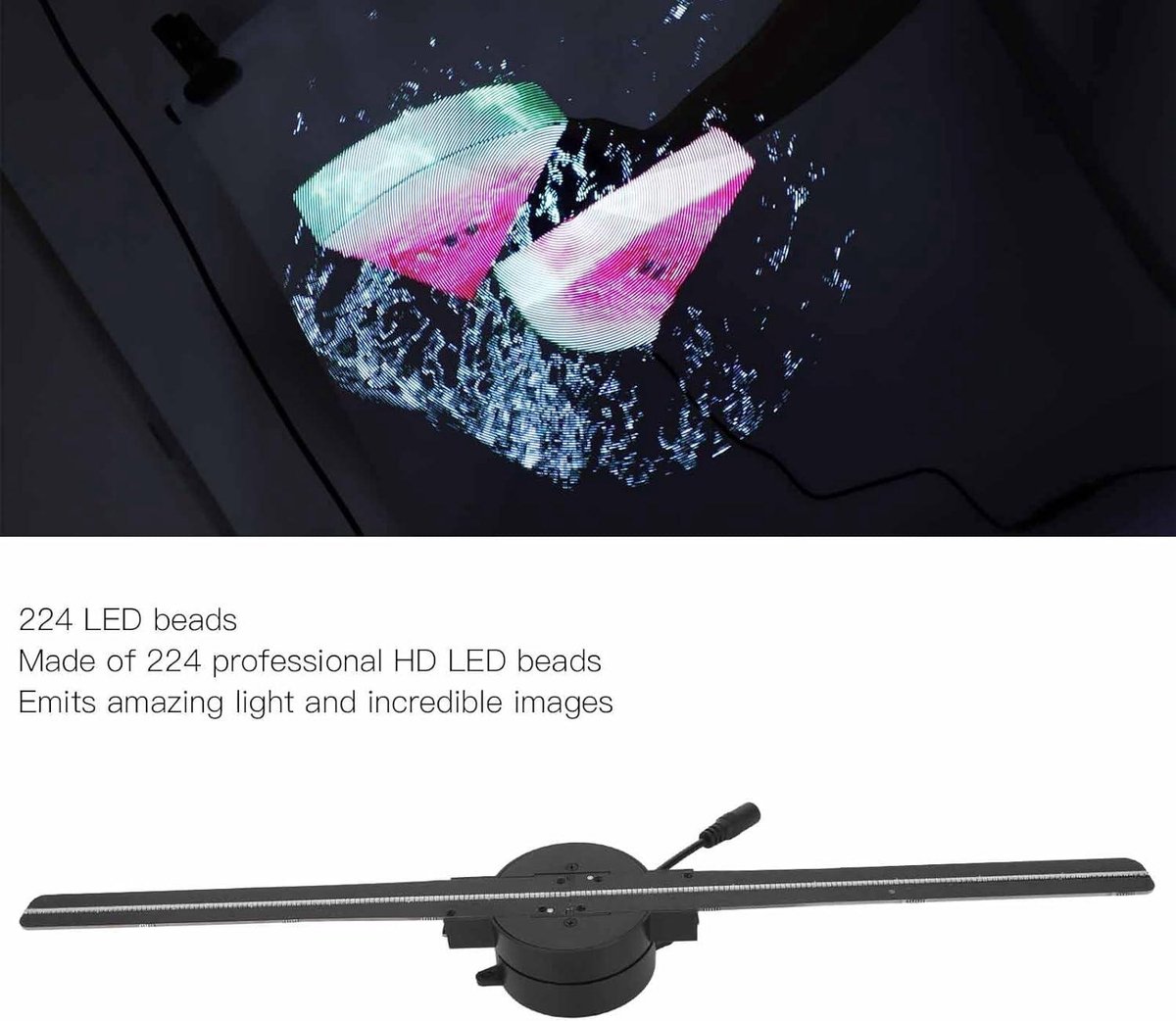 Hologramventilator 3D-effecten voor Zakelijke Tentoonstellingen - afbeelding 3