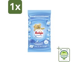 1 x Robijn Droogtrommeldoekjes Morgenfris 20 stuks per verpakking - Droogtrommeldoekjes - Wasgoed Drogen - Frisse Geur - Wasgoed Verzorgen - Kleuren Beschermen