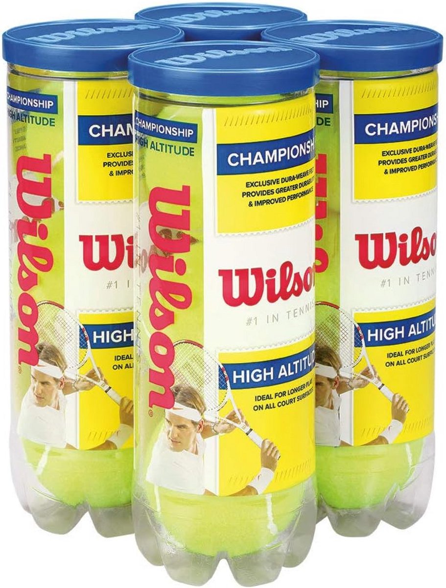 Tennisballen Hoogte Tennisballen 4 Stuks - Extra Goede Stuit
