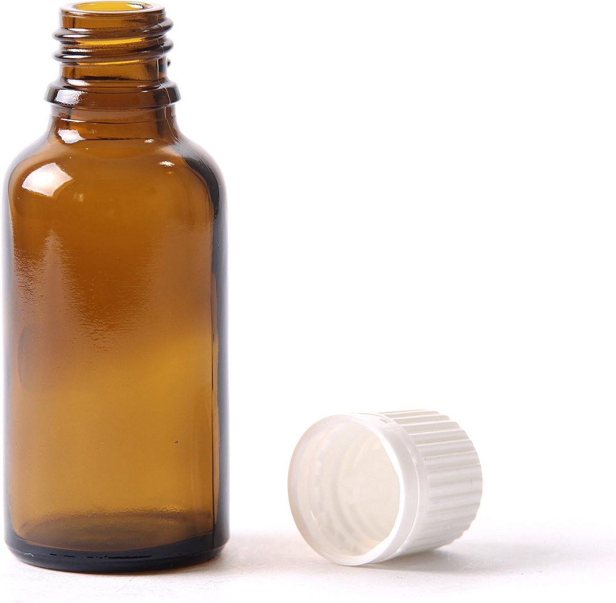 30ml Amberglazen Fles met Druppelaar en Veiligheidsdop