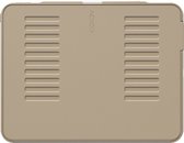 Étui Zugu - iPad Pro 13 (M4) 2024 - étui à rabat de luxe ultra résistant - protection complète à 360° - avec fonction de support multifonction - adapté à Apple Pencil - Sable