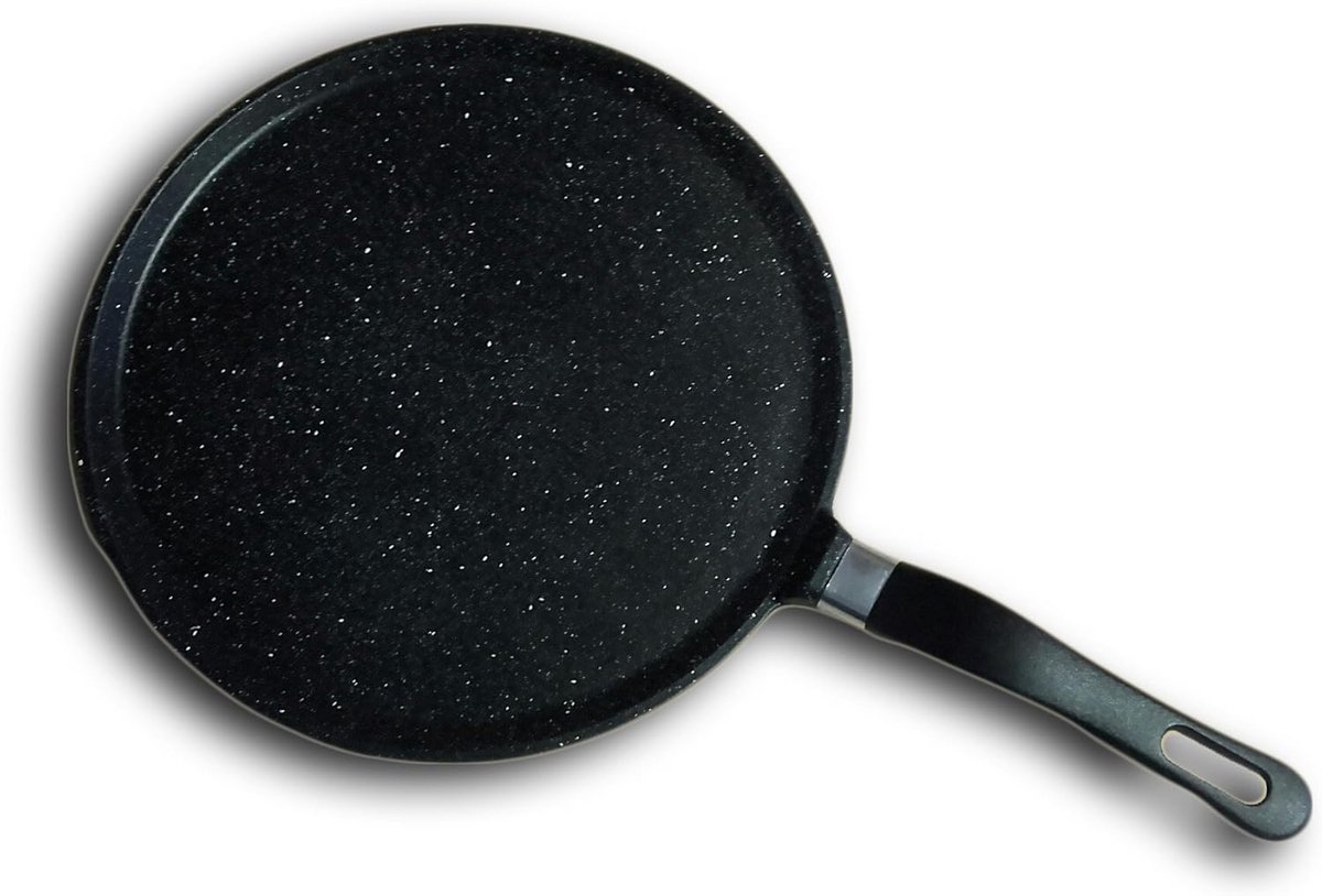 Koekenpan Aluminium 28 cm met Antiaanbaklaag voor Pannenkoeken en Crêpes
