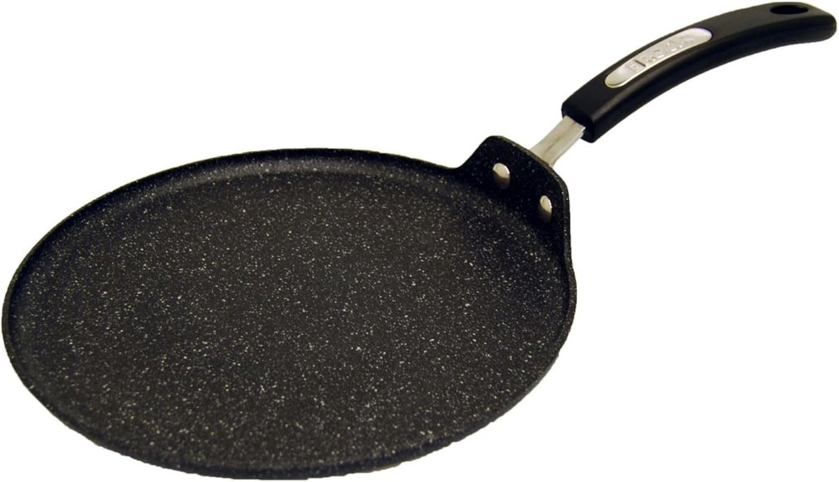 Multi Pan Aluminium 25cm met Bakelite Handvat - Ideaal voor Pannenkoeken en Omeletten