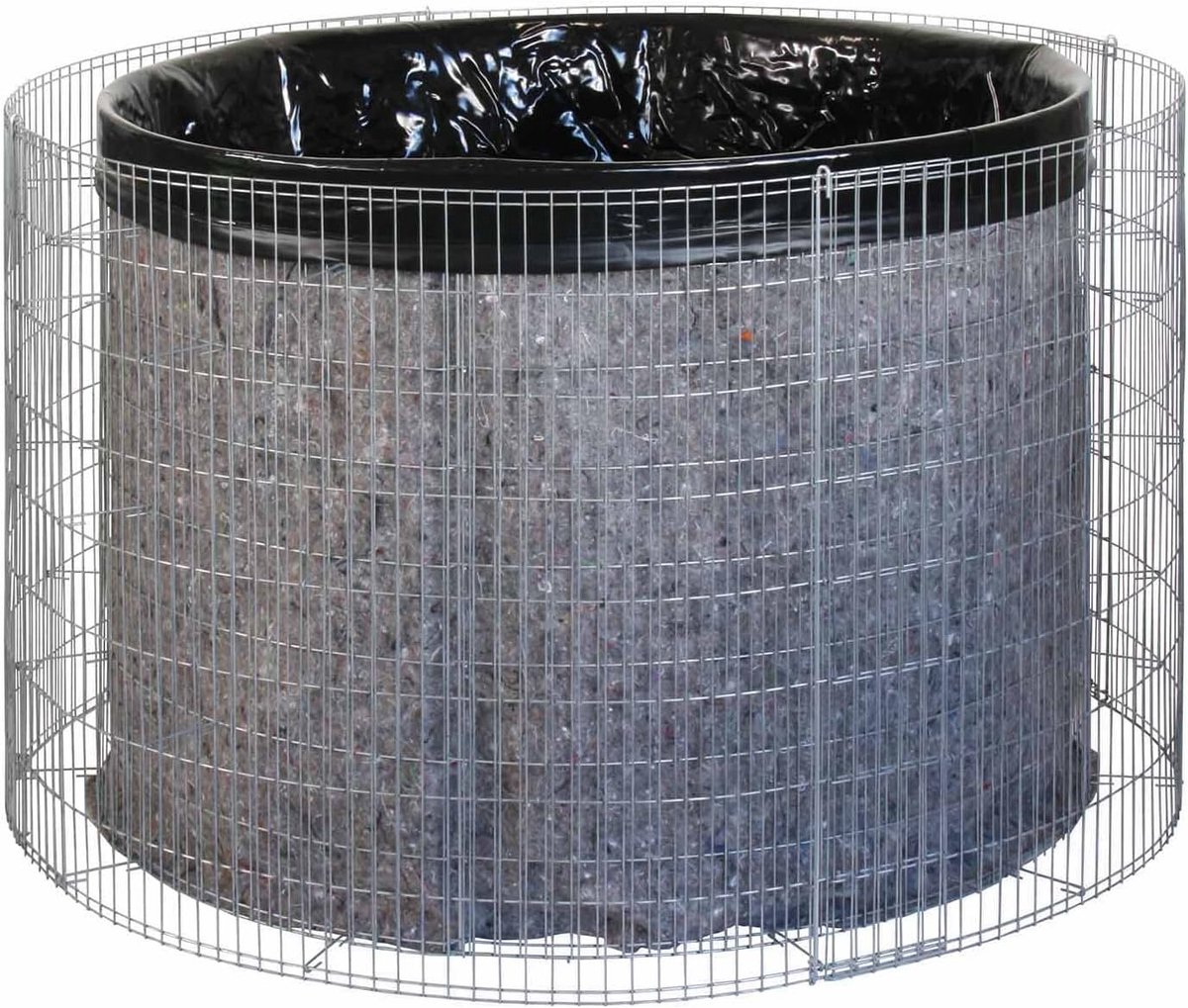 Water barrel regenwater vat 130 cm met pond liner en scheider