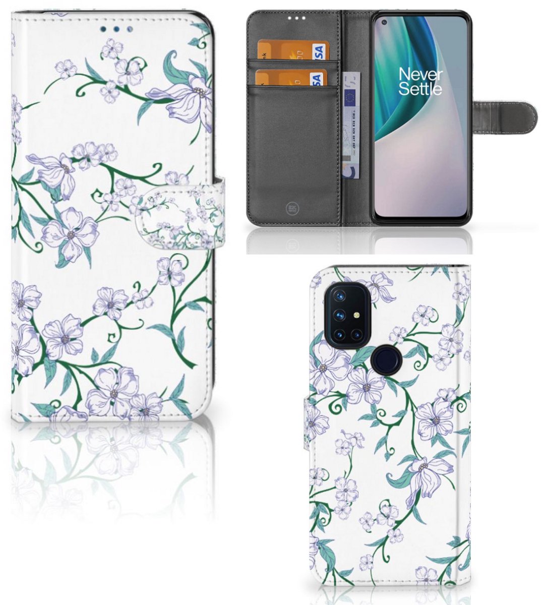 OnePlus Nord N10 Uniek Hoesje Blossom White