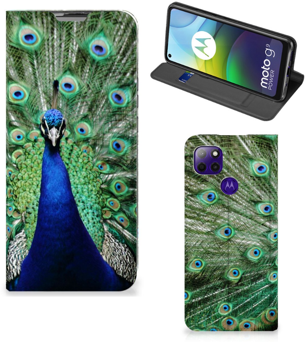 Motorola Moto G9 Power Hoesje maken Pauw