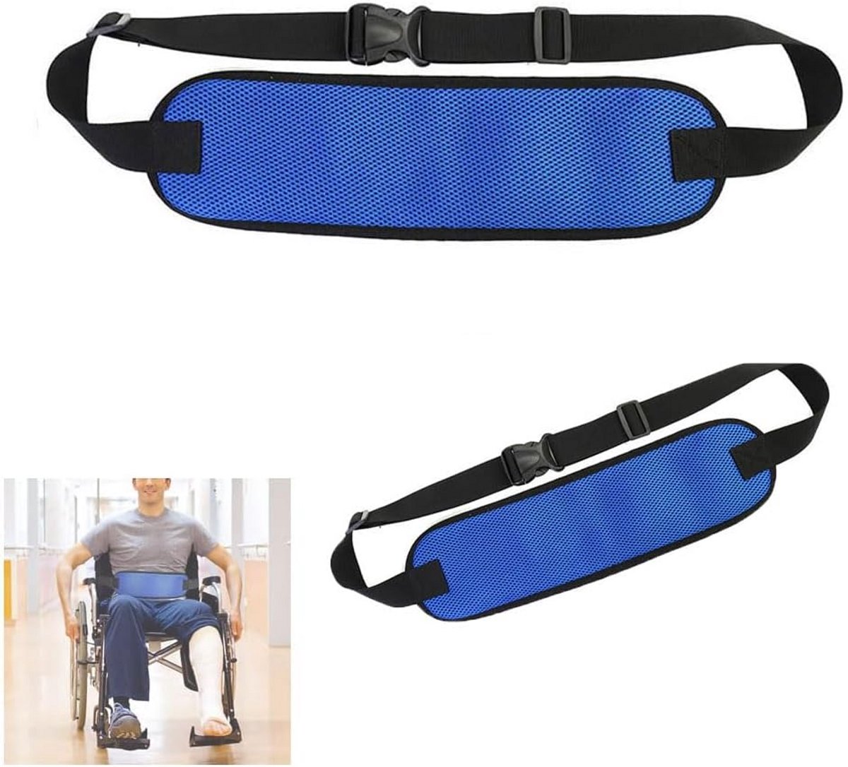 Verstelbare Taille Lap Strap - Anti-slip Rolstoel en Kinderstoel Accessoire