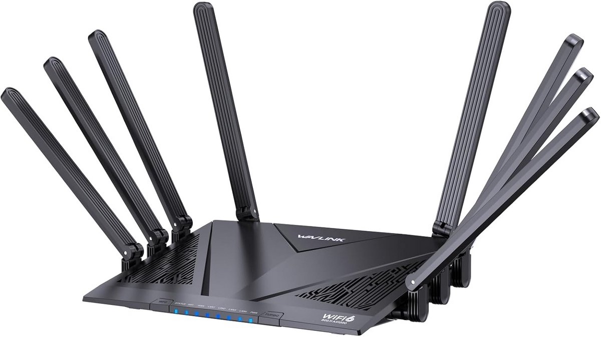 Wi-Fi 6 Router AX6000 met Dual WLAN en Gaming Functies