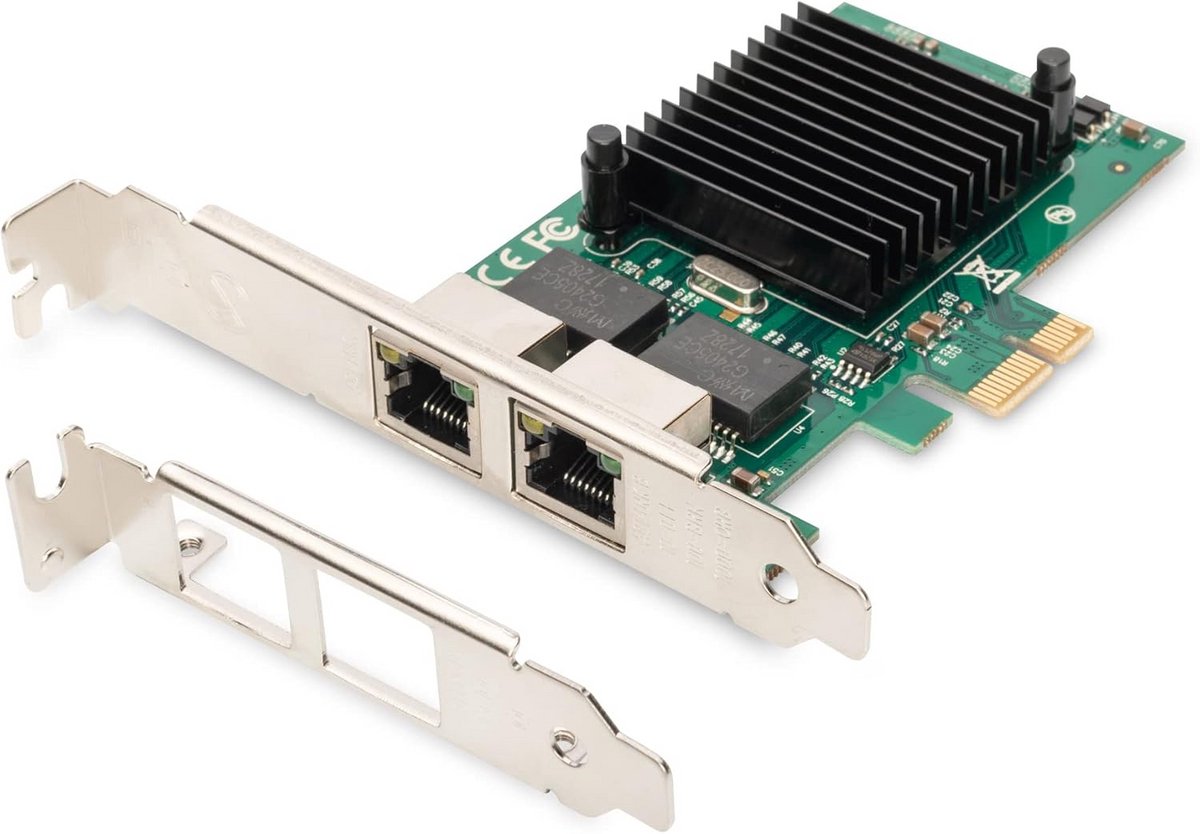 Netwerkkaart PCI Express Dual-Port Gigabit Ethernet 1000 Mbit/s