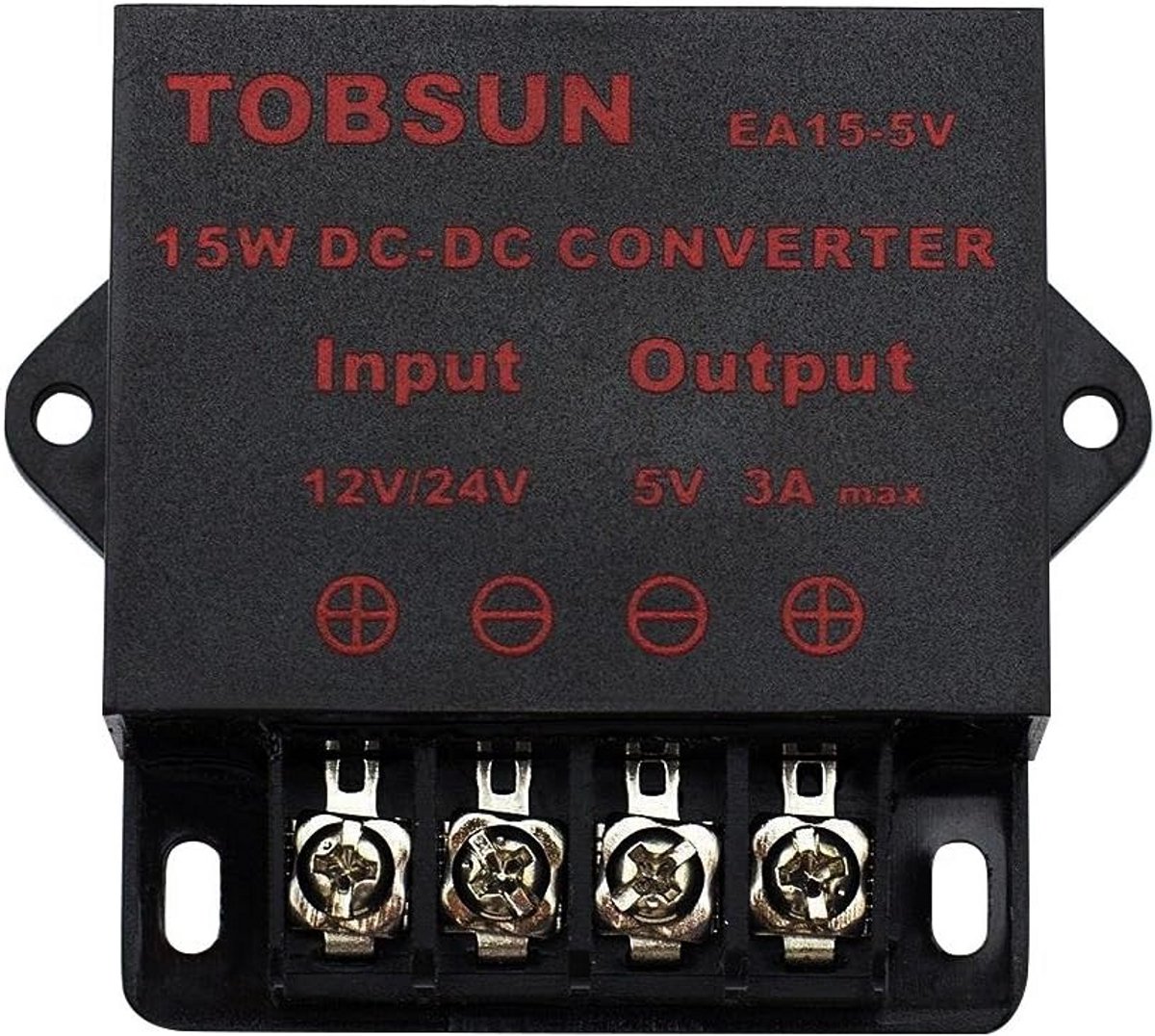 Spanningsomvormer 24V naar 12V 5A - Universele Reduceerconverter