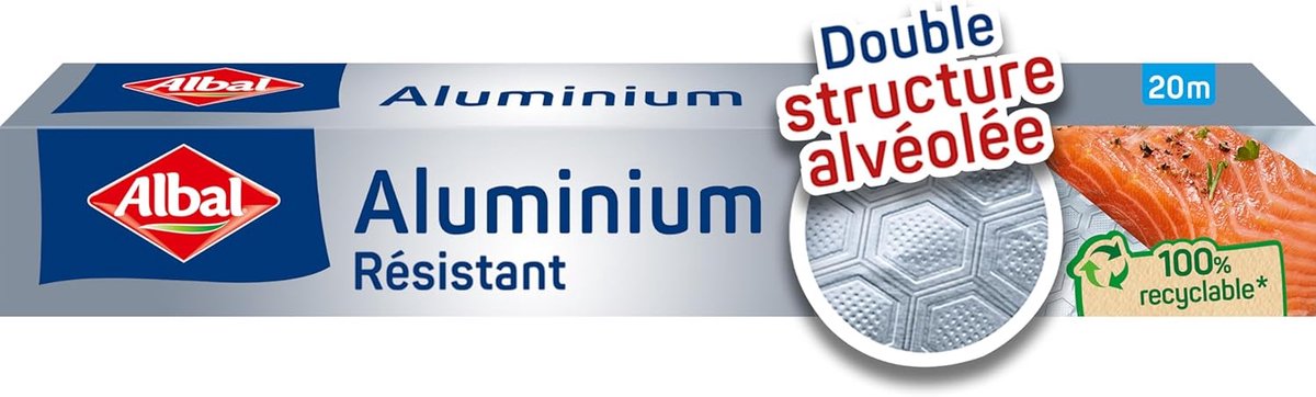 Aluminium Folie voor Oven en Barbecue - 20 m Scheurvast en Temperatuurbestendig