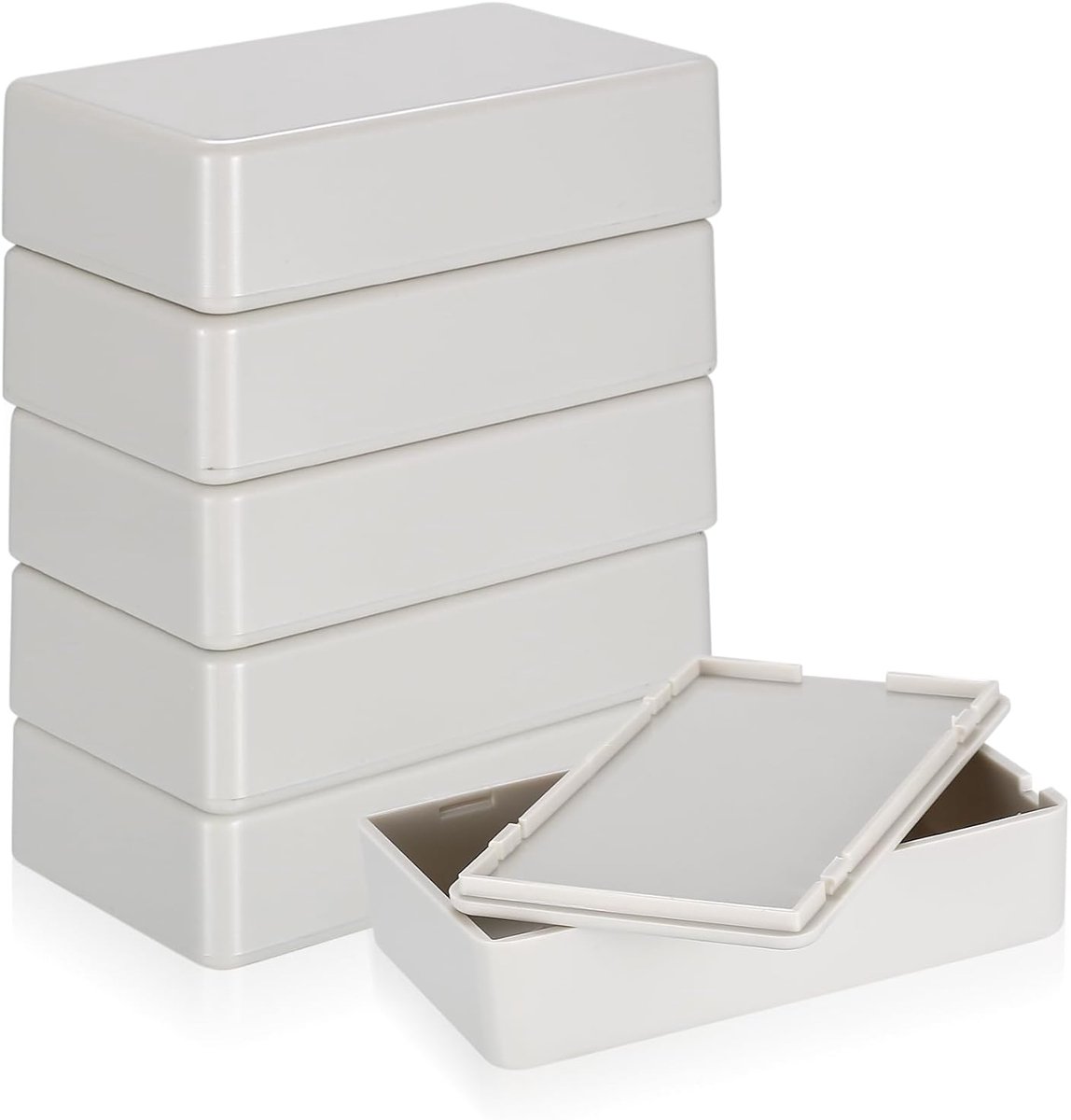 Allecto Premium - Elektronische behuizing stroomkast kunststof voor buiten wit - Aftakdoos 85 x 50 x 21 mm