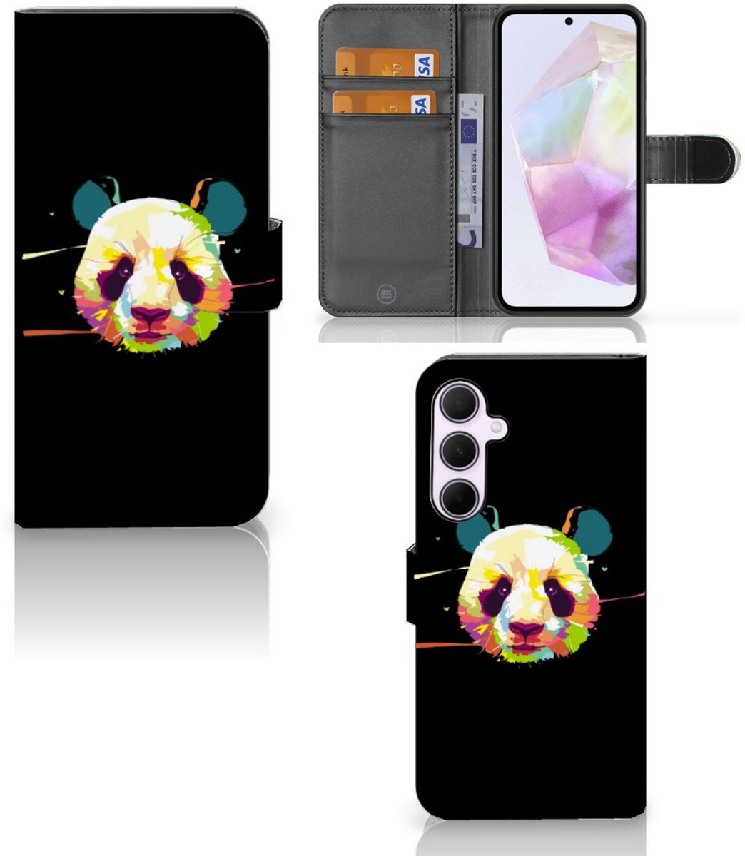 Samsung Galaxy A35 Leuk Hoesje Panda Color