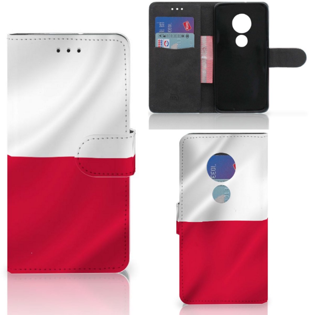 Motorola Moto G7 Play Bookstyle Case Polen