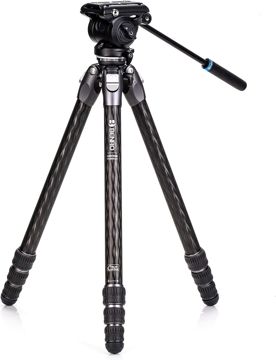 Compact Reisstatief met Nivellering - Lichtgewicht Koolstofvezel voor Foto en Video