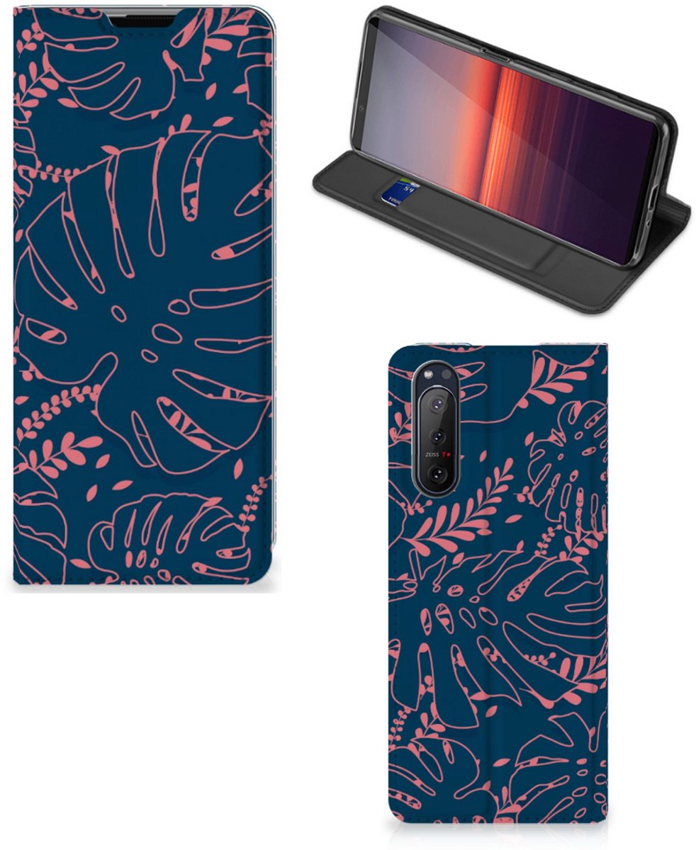 Sony Xperia 5 II Smart Cover Palm Leaves