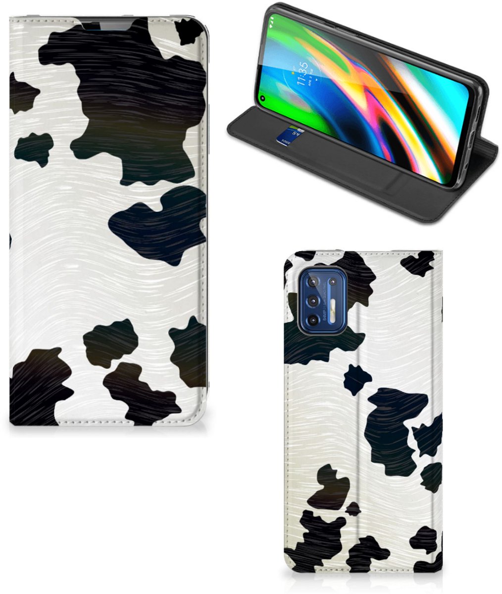 Motorola Moto G9 Plus Hoesje maken Koeienvlekken
