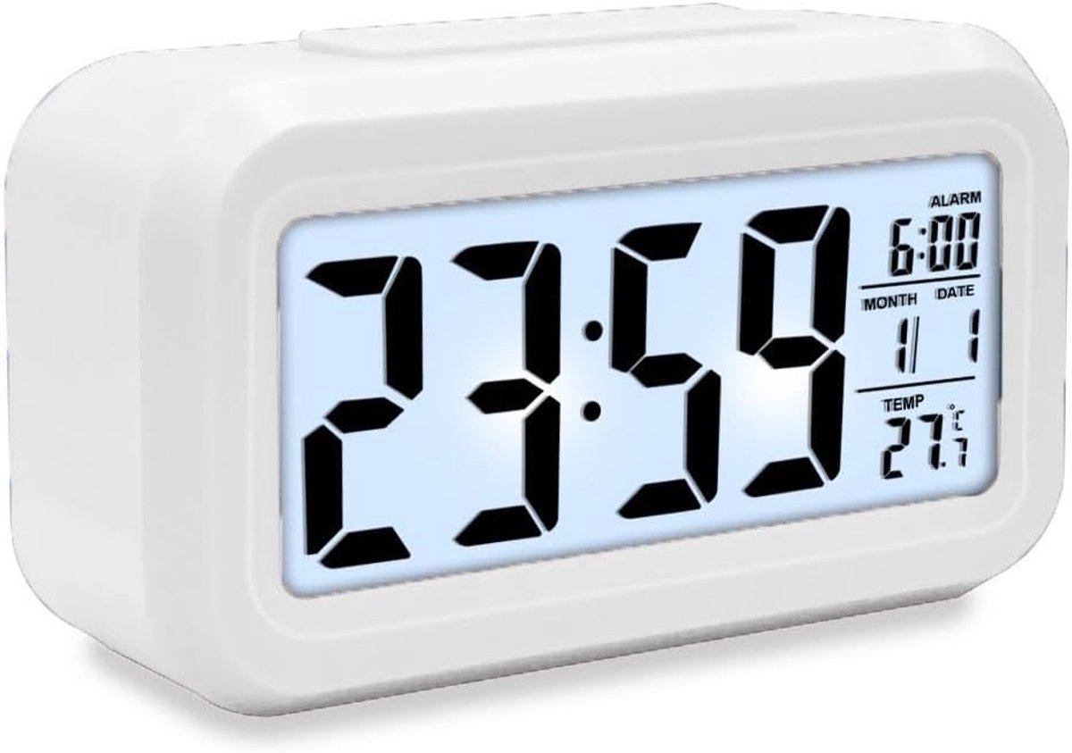 Digitale Led-wekker met Sluimerfunctie en Temperatuurweergave