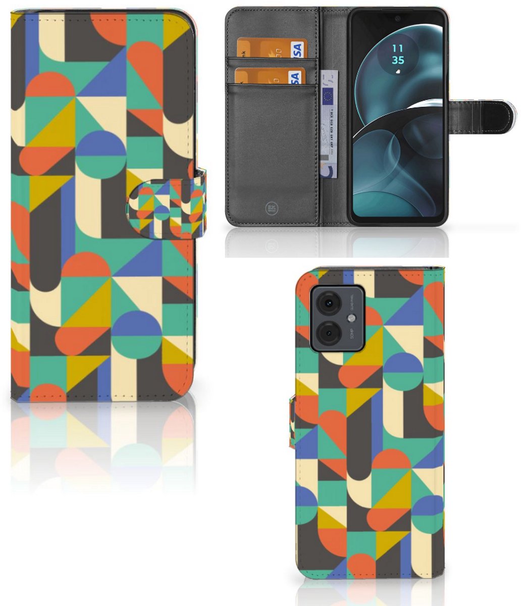 Motorola Moto G14 Telefoon Hoesje Funky Retro