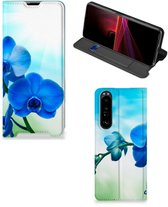 Stand Case avec photo Sony Xperia 1 III Phone Case Orchid Blauw