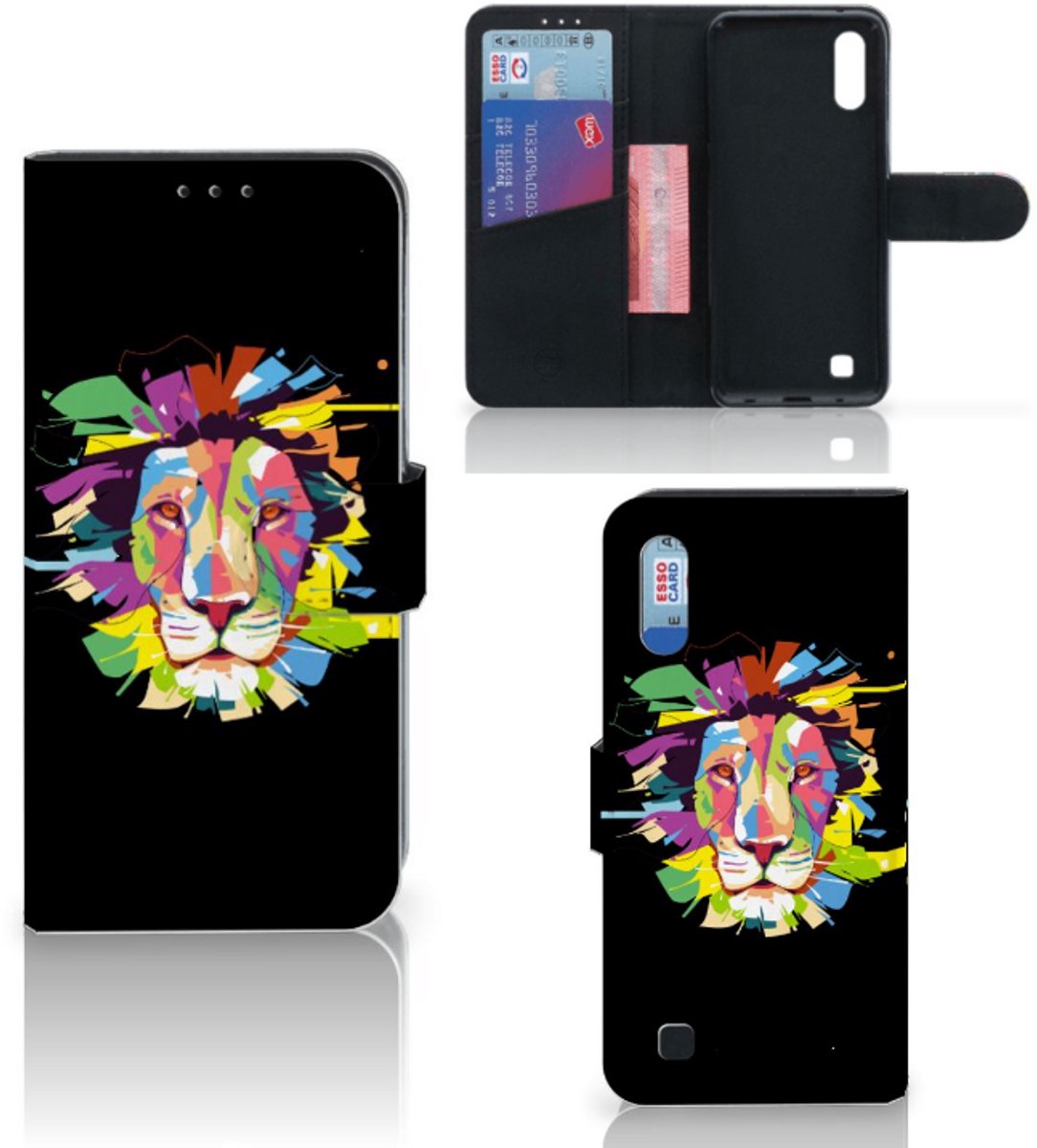 Samsung Galaxy M10 Leuk Hoesje Lion Color