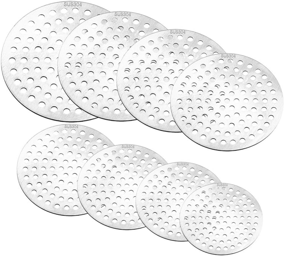 Roestvrij Stalen Douche Afvoer Cover met Haarfilter - 6CM