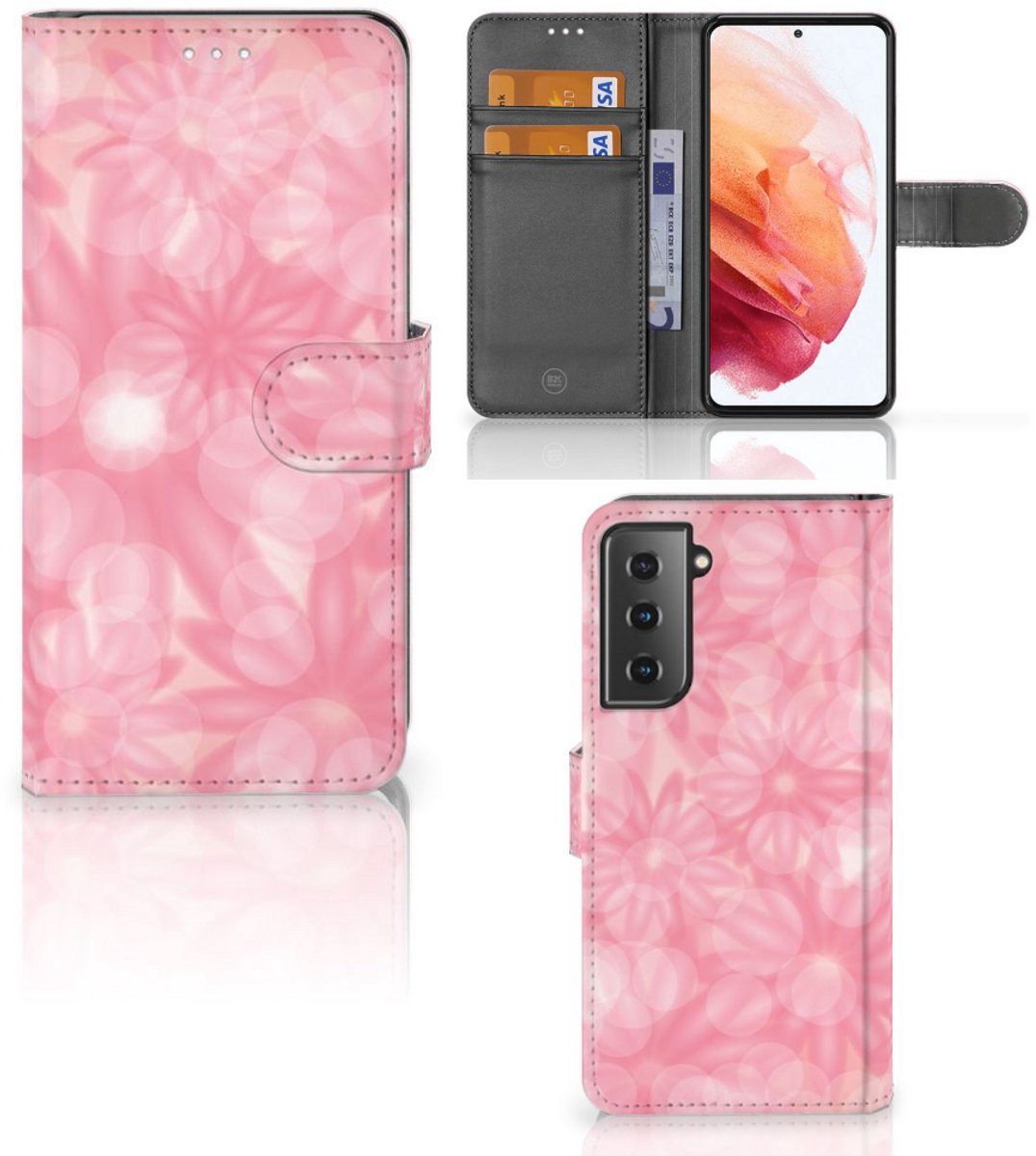 Samsung Galaxy S21 Hoesje Spring Flowers