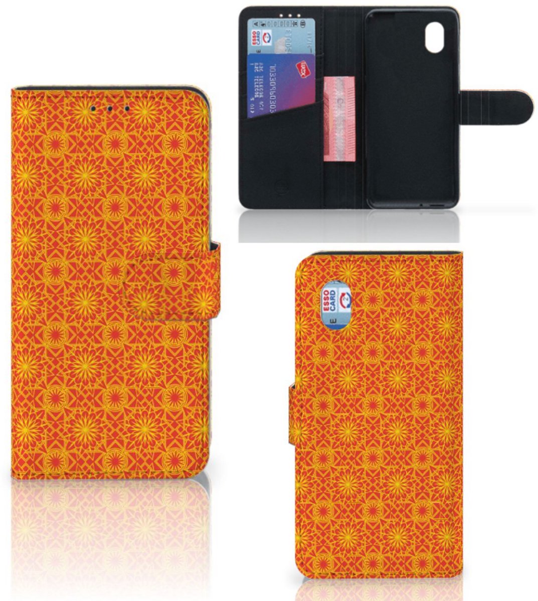 Alcatel 1B (2020) Telefoon Hoesje Batik Oranje