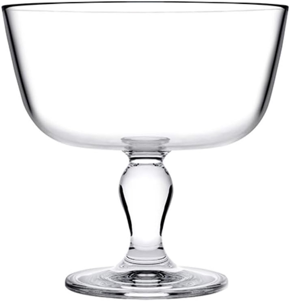 Transparante Taartstandaard 22,5 x 22,5 cm voor Patisserie