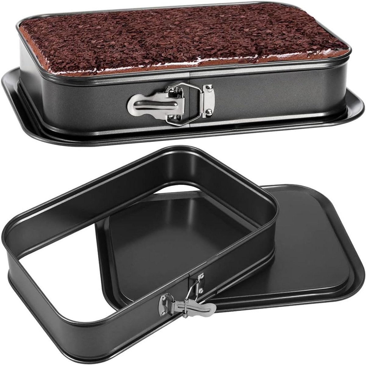 Rechthoekige Springvorm voor Taarten en Cakes - 35 x 24 cm