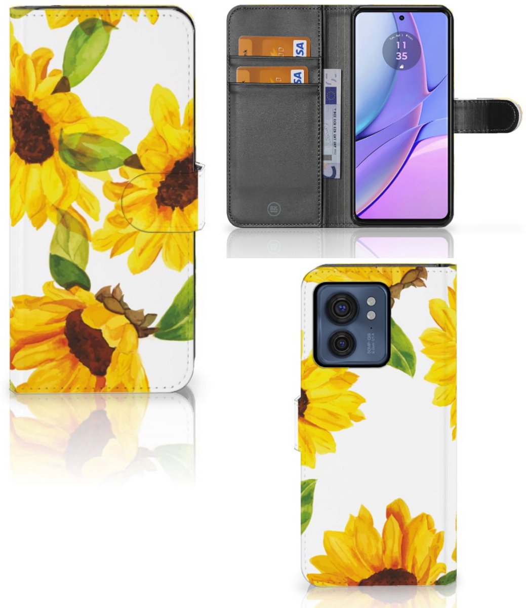 Hoesje voor Motorola Edge 40 Zonnebloemen