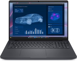 DELL Pro Max 16 MC16255 Copilot+ PC AMD Ryzen AI 7 PRO PRO 350 Mobiel werkstation 40,6 cm (16") Full HD+ 32 GB LPDDR5x-SDRAM 512 GB SSD NVIDIA RTX PRO 500 Blackwell Wi-Fi 7 (802.11be) Windows 11 Pro Zwart Engels