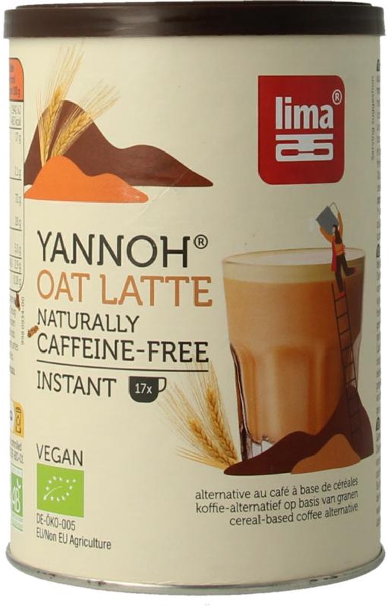 Lima Yannoh Oat Latte Koffievervanger 100GR