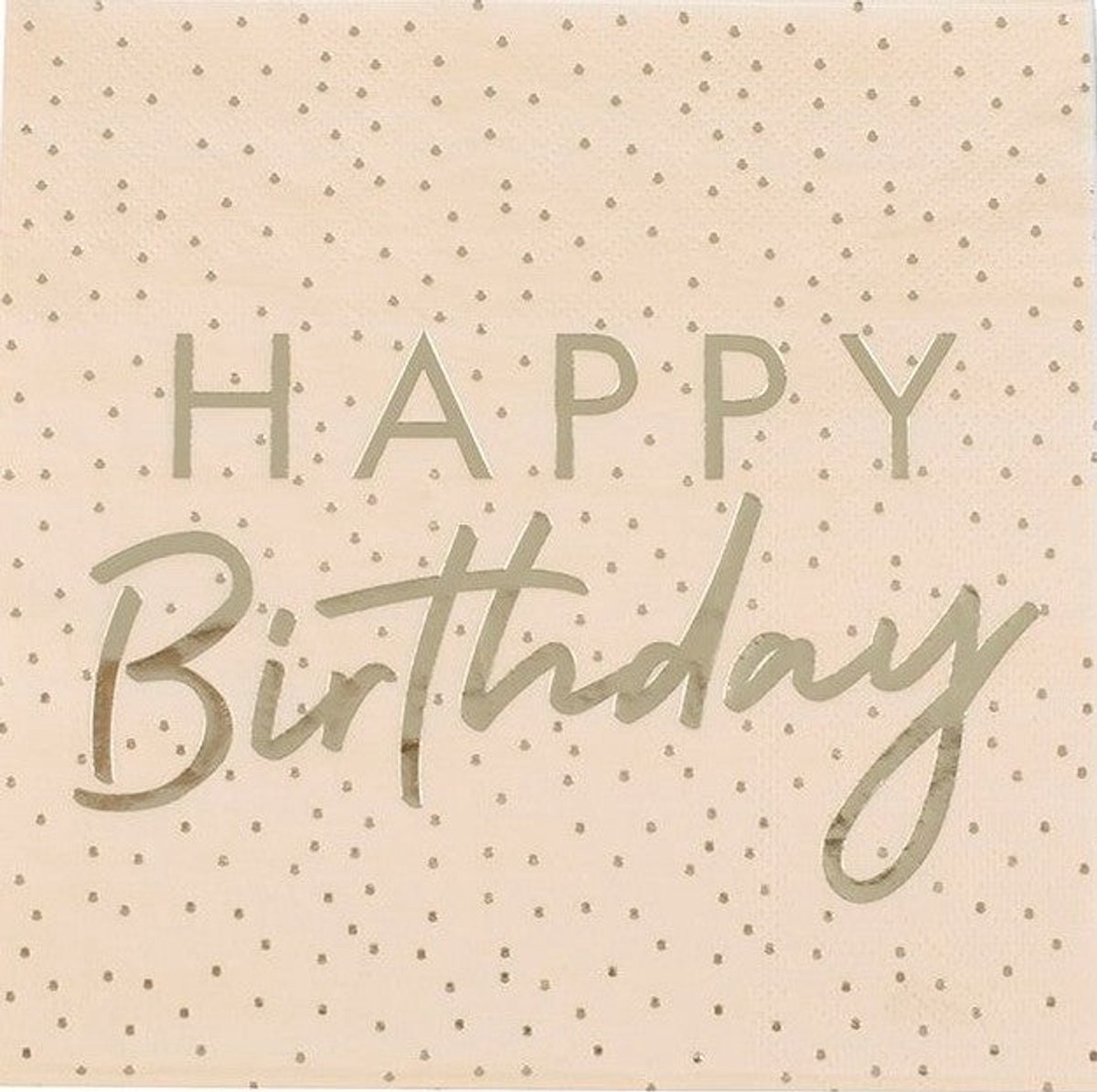 Ginger Ray - Mix it Up - Servetten Happy Birthday (16 stuks)