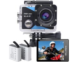 Camera Wildcamera Waterdicht tot 30m– Actiecamera voor Buiten & Onderwater | Inclusief Accessoireset en Oplaadbare Batterijen